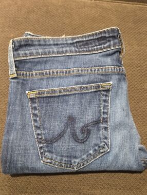 AG Adriano Goldschmied Women's Light Blue Boot Cut Jeans